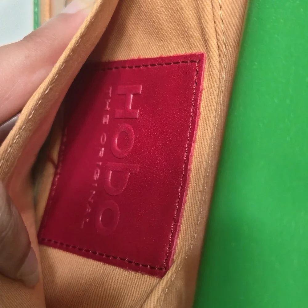 Hobo The Original Green Leather Convertible Crossbody Shoulder Bag Clutch
